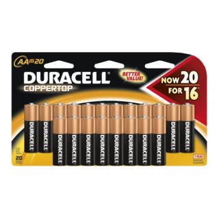 Duracell Coppertop AA Batteries 20 Count