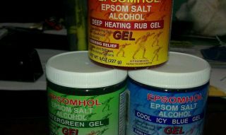 12EPSOMHOL Epsom Salt Deep Heating Rub Gel The Real One