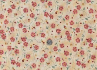 Red Rooster Fabric Dorotheas Collection Floral Fat Quarter