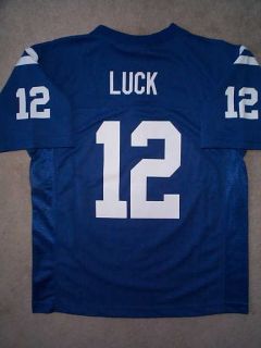 2012 2013) Indianapolis Colts ANDREW LUCK nfl NFLPA Jersey YOUTH KIDS