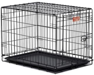 New 24 Dog Crate Kennel Cage + Divider Midwest iCrate Folding Model
