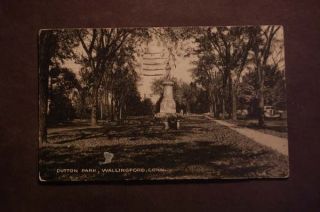 Dutton Park Wallingford Conn Old Postcard