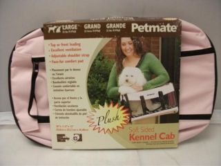 petmate softsided kennel cab dog carrier large pink