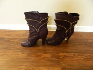 DV by Dolce Vita Whitney Ankle Boot Size 8M Purple
