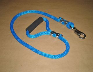 Heavy Nylon Rope Dog Leash Lead Bull Snap 5 8 Comfort Handle Big Dogs