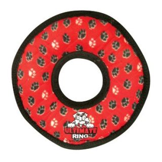 tuffy s ultimate ring red paws dog toy tuffy s ultimate ring dog toy