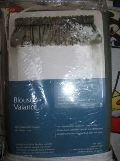 Whole Home Colormate Blouson Valance 84x15