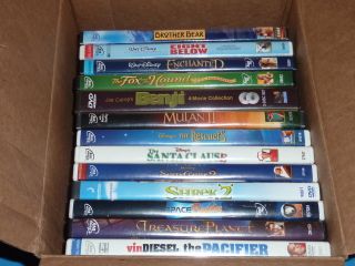 Lot 13 Disney Dreamworks Family DVDs FOX HOUND ENCHANTED BROTHER BEAR