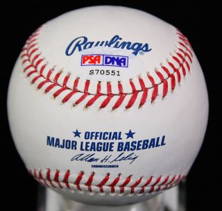 Doug Harvey Umpire Signed Autographed HOF 2010 Baseball Ball PSA DNA