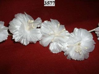19 White Silk Bridal Wreath Head Piece Veils 3577