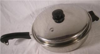Here is a used SaladMaster 11 Stainless Steel Skillet with Dome Cover