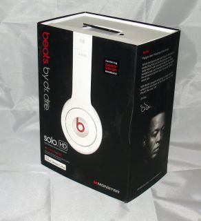 Beats by Dr Dre Solo HD White On Ear Headphone from Monster AUDIO