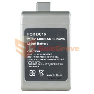 1400mAh BP 01 Battery Pack for Dyson DC16 Cordless Vacuum