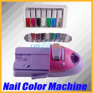  Printer Machine 7 Color Polish Printing Drawing Kit Set