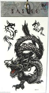 temporary tattoo s dragons easy on easy off
