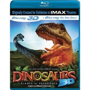 IMAX Dinosaurs Giants Patagonia 3D Blu Ray Region Free
