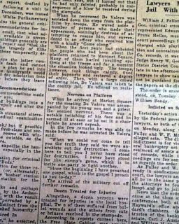 Eamon de Valera Ireland Leader Irish Free State Arrested 1923 NYC Old