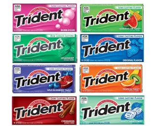 Trident Chewing Gum 12 24 36 or 48 Packs