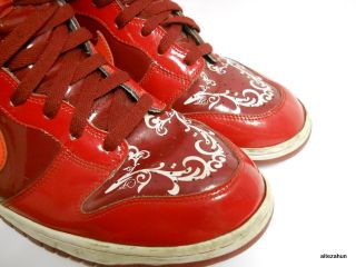 Nike High Dunk Premium SB Dontrelle Willis Size 14 US Red 313599