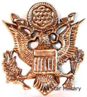 Door Knocker US Army Brass American Eagle Military Patriotic Decor