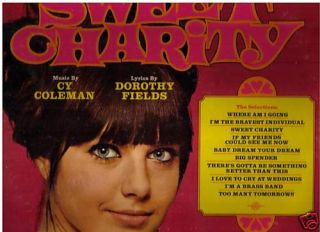 Sweet Charity CY Coleman Dorothy Fields Musical LP