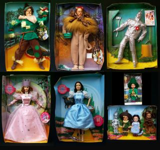   Oz Barbie NO BOXES Ken Kelly Tommy Doll Dorothy Glinda Tinman Lot 10