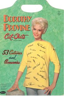 Vintage Dorothy Provine Paper Dolls Lasr Repro FREESHW2