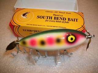 SOUTH BEND SURF ORENO NFLCC 2002 RB WOOD FISHING LURE COLLECTORS