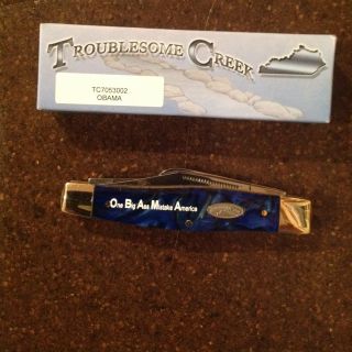 Troublesome Creek Knifes Obama Knife TC7053002 New in Box 