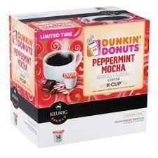 Dunkin Donuts K Cup Peppermint Mocha 14 Count 