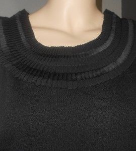 ECI New York Dress Size 6 Black Stretch Form Fitting Mini Sleeveless