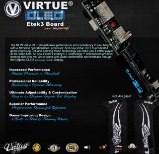 Virtue Planet Eclipse Etek 3 OLED Paintball Board With Grips
