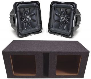  Solo Baric Subs and Dual 12 inches Vented Subwoofer Enclosure