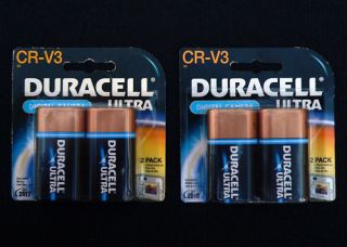 Duracell CR V3 Ultra Digital Camera Batteries New