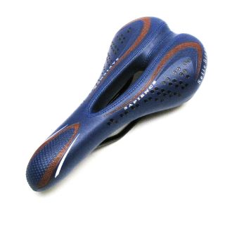  selle bingo bike saddle blue exclusive new durasoft cover material