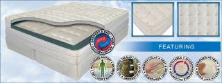 Support Sleep Comfort Systems Quality Air Bed Medallion King