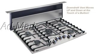 LG 36 Professional Downdraft Gas Cooktop with 5 Burners