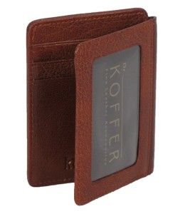 dr koffer front pocket id venetian leather wallet