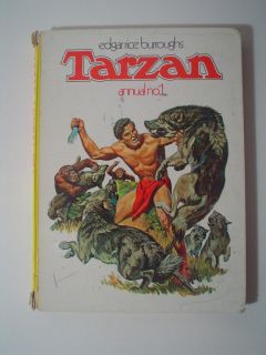 1973 Edgar Rice Burroughs British Tarzan Annual Hardcover Book