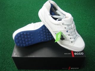 Ecco Street Premier Golf Shoes White Blue US 8 8 5 EU 42