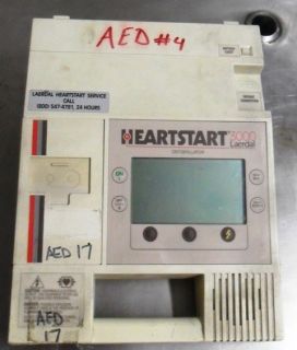 Laerdal Heartstart 3000 ECG EKG Monitor AED Unit Used NEEDS A NEW