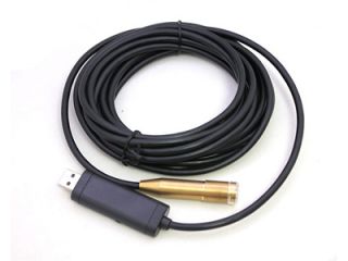 Video Pipe Sewer Drain Rod Endoscope USB Inspection Camera Under Water