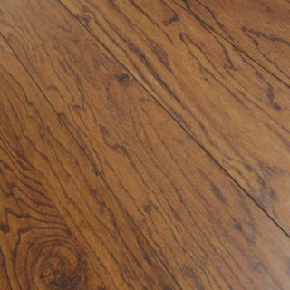  HICKORY 8mm+ 2mm w/pad attached Handscraped Laminate Floor $1.79sf