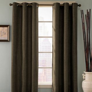 Bed Bath Home Reina Grommet Curtain Panel Drapes New