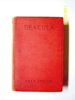 Dracula 1897 Reprint Red Stage Play Ed Bram Stoker VG