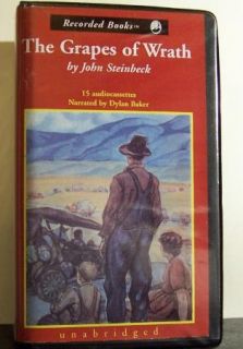 The Grapes of Wrath by John Steinbeck Unabridged Cassettes