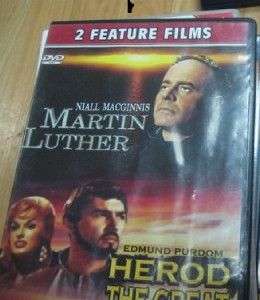 Martin Luther Herod The Great w Edmund Purdom Double Feature Drama DVD
