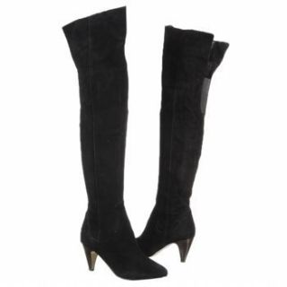 DV Dolce Vita Black Suede Nathaniel Over The Knee Boots 7 5 M New