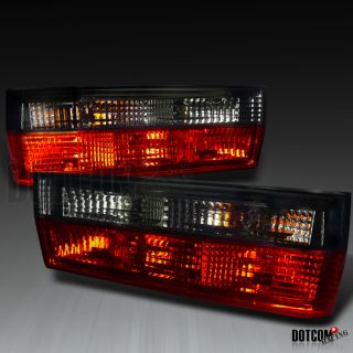  BMW E30 3 Series 325IS 325IC M3 Red Smoke Crystal Tail Lights