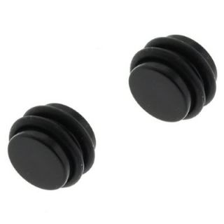 Magnetic Black Fake Cheater Ear Plugs Earrings Looks 0g 8mm 00g 10mm 1